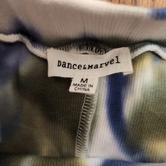 Tie Dye Ribbed Midi Skirt - Picture 2 of 6